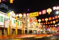 Singapore-22 JAN 2020Ã¯Â¼Å¡singapore chinatown chinese new year street decoration light night view